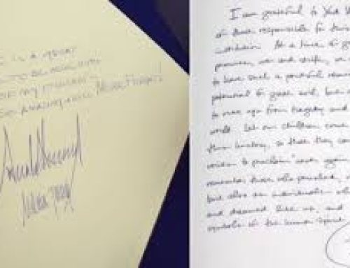 Asi firmaron Obama y Trump en el Museo del Holocausto – El País-